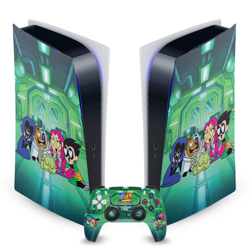 Teen Titans Go! To The Movies Graphics Group Vinyl Sticker Skin Decal Cover for Sony PS5 Digital Edition Bundle
