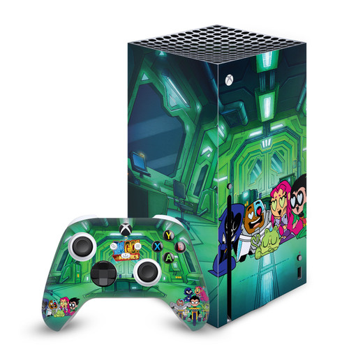 Teen Titans Go! To The Movies Graphics Group Vinyl Sticker Skin Decal Cover for Microsoft Series X Console & Controller