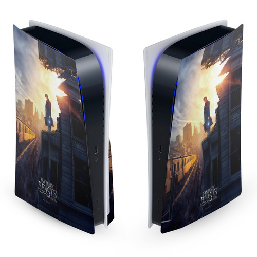 Fantastic Beasts And Where To Find Them Key Art And Beasts Poster Vinyl Sticker Skin Decal Cover for Sony PS5 Disc Edition Console