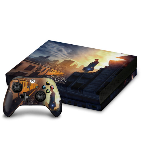 Fantastic Beasts And Where To Find Them Key Art And Beasts Poster Vinyl Sticker Skin Decal Cover for Microsoft Xbox One X Bundle