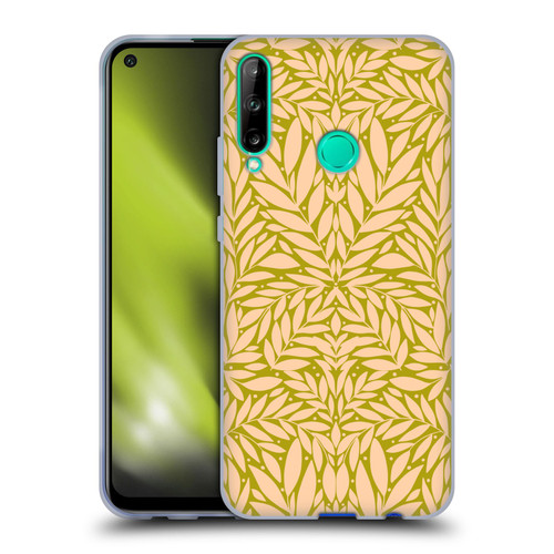 Gabriela Thomeu Floral Vintage Leaves Soft Gel Case for Huawei P40 lite E