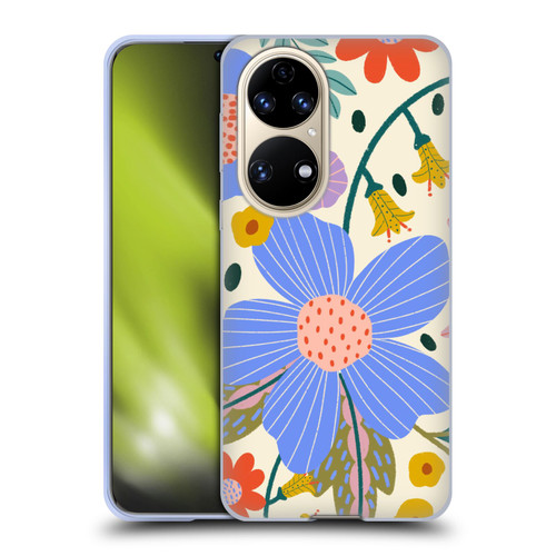 Gabriela Thomeu Floral Pure Joy - Colorful Floral Soft Gel Case for Huawei P50