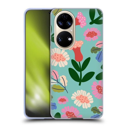 Gabriela Thomeu Floral Super Bloom Soft Gel Case for Huawei P50