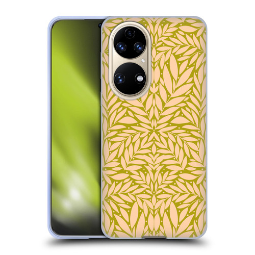 Gabriela Thomeu Floral Vintage Leaves Soft Gel Case for Huawei P50