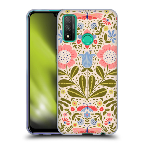 Gabriela Thomeu Floral Blooms & Butterflies Soft Gel Case for Huawei P Smart (2020)