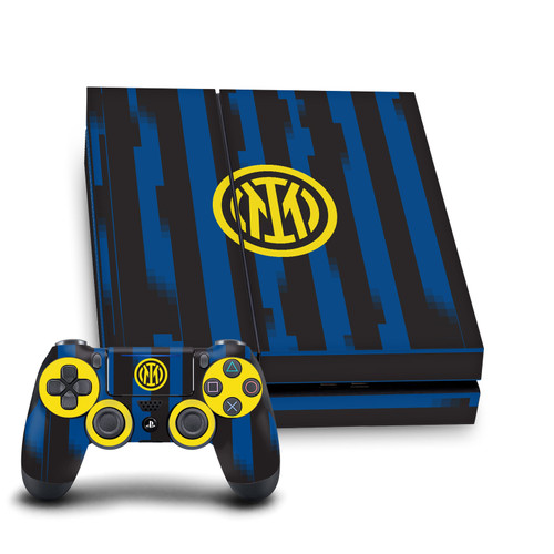 Fc Internazionale Milano 2023/24 Crest Kit Home Vinyl Sticker Skin Decal Cover for Sony PS4 Console & Controller
