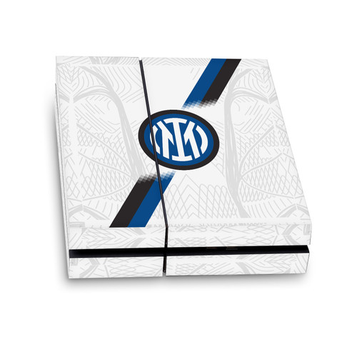 Fc Internazionale Milano 2023/24 Crest Kit Away Vinyl Sticker Skin Decal Cover for Sony PS4 Console