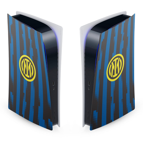 Fc Internazionale Milano 2023/24 Crest Kit Home Vinyl Sticker Skin Decal Cover for Sony PS5 Digital Edition Console