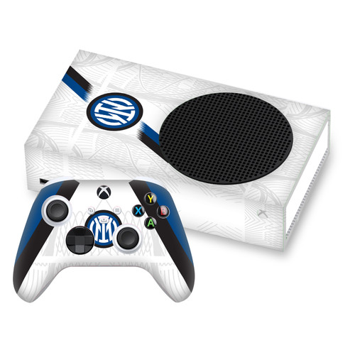 Fc Internazionale Milano 2023/24 Crest Kit Away Vinyl Sticker Skin Decal Cover for Microsoft Series S Console & Controller