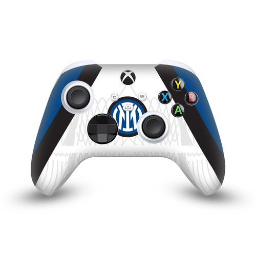 Fc Internazionale Milano 2023/24 Crest Kit Away Vinyl Sticker Skin Decal Cover for Microsoft Xbox Series X / Series S Controller