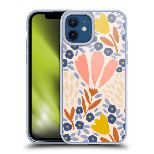 Gabriela Thomeu Floral Spring Flower Field Soft Gel Case for Apple iPhone 12 / iPhone 12 Pro