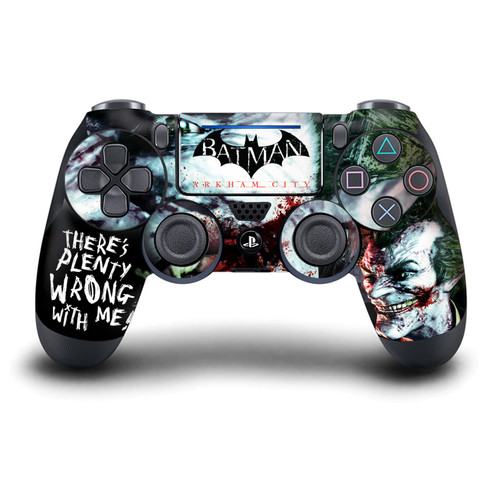 Batman Arkham City Graphics Joker Wrong With Me Vinyl Sticker Skin Decal Cover for Sony DualShock 4 Controller