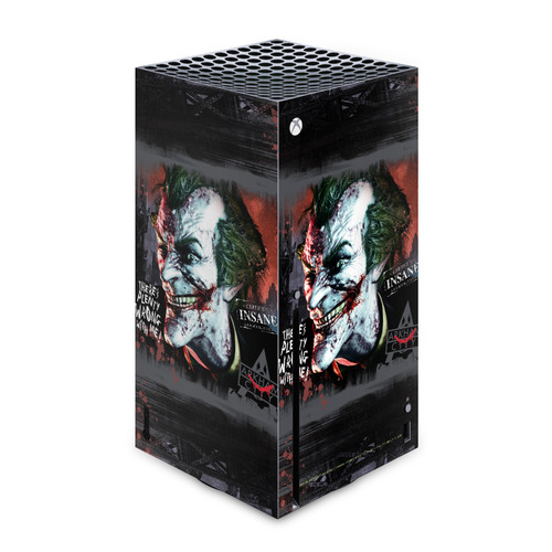 Batman Arkham City Graphics Joker Wrong With Me Vinyl Sticker Skin Decal Cover for Microsoft Xbox Series X