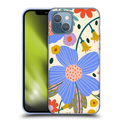 Gabriela Thomeu Floral Pure Joy - Colorful Floral Soft Gel Case for Apple iPhone 13