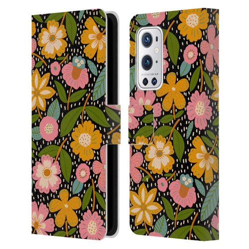 Gabriela Thomeu Floral Floral Jungle Leather Book Wallet Case Cover For OnePlus 9 Pro