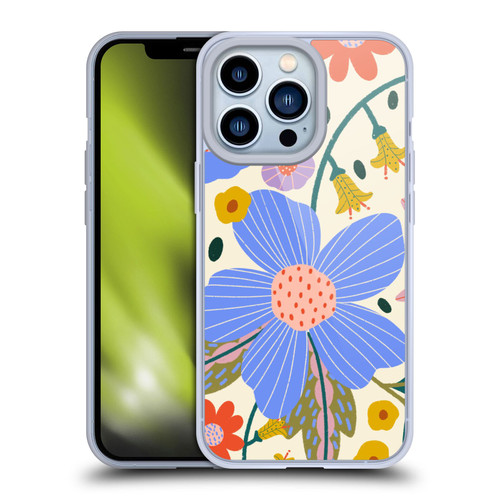 Gabriela Thomeu Floral Pure Joy - Colorful Floral Soft Gel Case for Apple iPhone 13 Pro