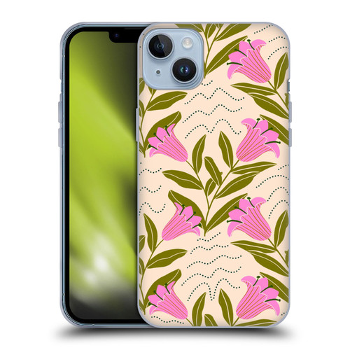 Gabriela Thomeu Floral Tulip Soft Gel Case for Apple iPhone 14 Plus