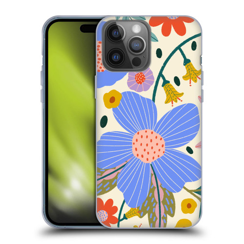 Gabriela Thomeu Floral Pure Joy - Colorful Floral Soft Gel Case for Apple iPhone 14 Pro Max