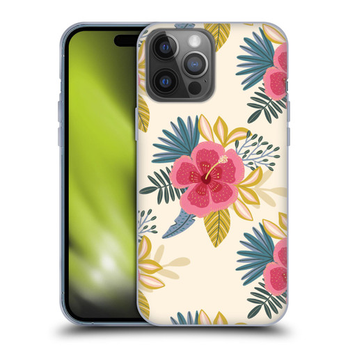 Gabriela Thomeu Floral Tropical Soft Gel Case for Apple iPhone 14 Pro Max