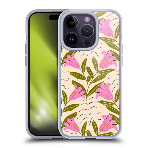 Gabriela Thomeu Floral Tulip Soft Gel Case for Apple iPhone 14 Pro