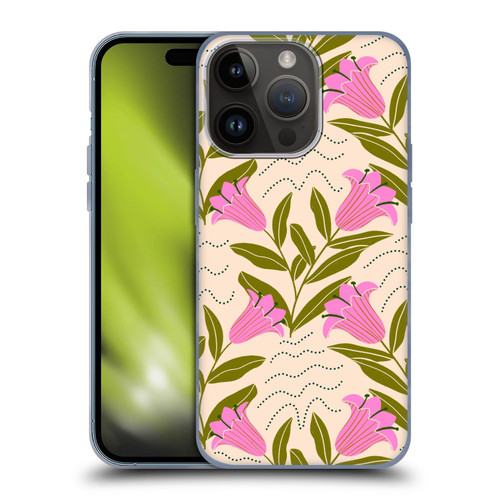 Gabriela Thomeu Floral Tulip Soft Gel Case for Apple iPhone 15 Pro