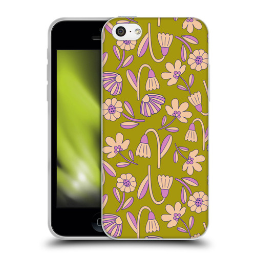 Gabriela Thomeu Floral Art Deco Soft Gel Case for Apple iPhone 5c