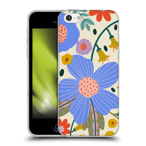 Gabriela Thomeu Floral Pure Joy - Colorful Floral Soft Gel Case for Apple iPhone 5c