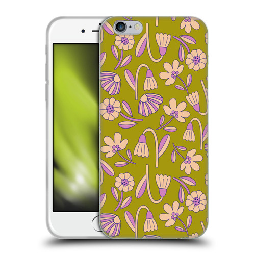 Gabriela Thomeu Floral Art Deco Soft Gel Case for Apple iPhone 6 / iPhone 6s