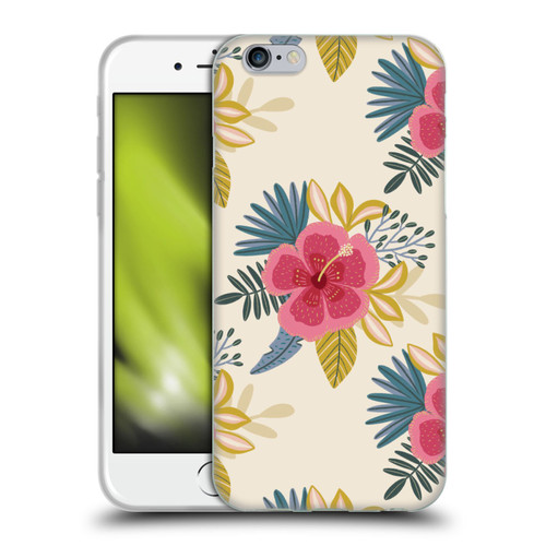 Gabriela Thomeu Floral Tropical Soft Gel Case for Apple iPhone 6 / iPhone 6s