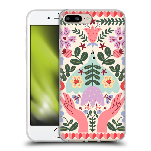 Gabriela Thomeu Floral Folk Flora Soft Gel Case for Apple iPhone 7 Plus / iPhone 8 Plus