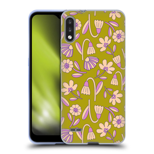 Gabriela Thomeu Floral Art Deco Soft Gel Case for LG K22