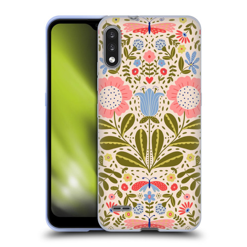Gabriela Thomeu Floral Blooms & Butterflies Soft Gel Case for LG K22