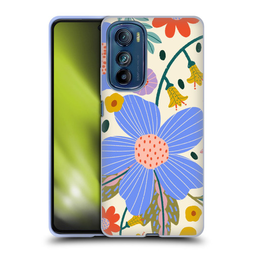 Gabriela Thomeu Floral Pure Joy - Colorful Floral Soft Gel Case for Motorola Edge 30