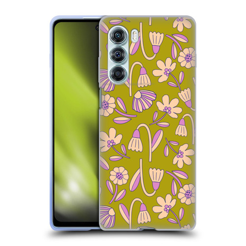 Gabriela Thomeu Floral Art Deco Soft Gel Case for Motorola Edge S30 / Moto G200 5G