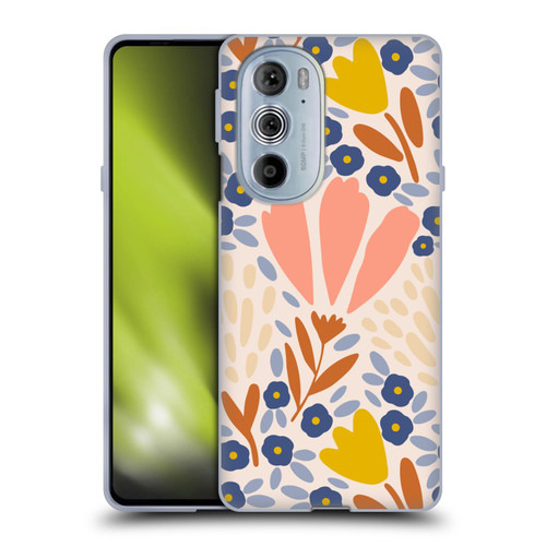 Gabriela Thomeu Floral Spring Flower Field Soft Gel Case for Motorola Edge X30