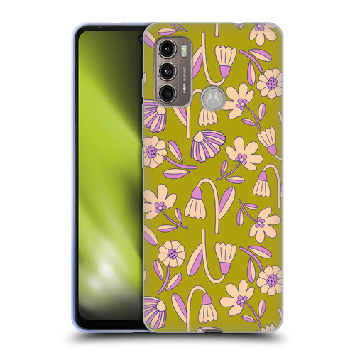 Gabriela Thomeu Floral Art Deco Soft Gel Case for Motorola Moto G60 / Moto G40 Fusion