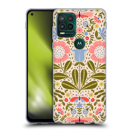Gabriela Thomeu Floral Blooms & Butterflies Soft Gel Case for Motorola Moto G Stylus 5G 2021