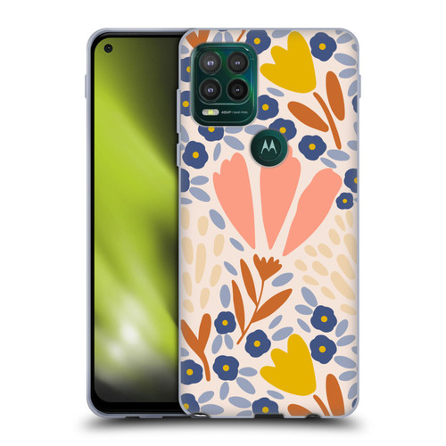 Gabriela Thomeu Floral Spring Flower Field Soft Gel Case for Motorola Moto G Stylus 5G 2021