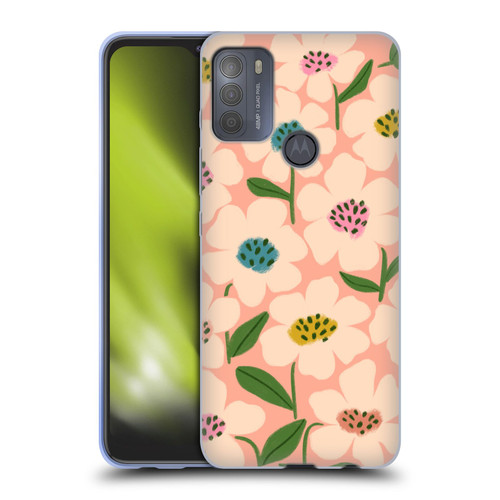 Gabriela Thomeu Floral Blossom Soft Gel Case for Motorola Moto G50