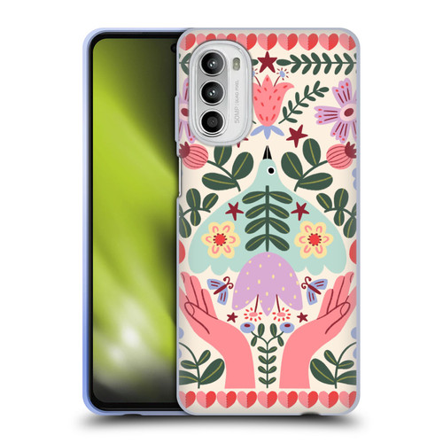 Gabriela Thomeu Floral Folk Flora Soft Gel Case for Motorola Moto G52