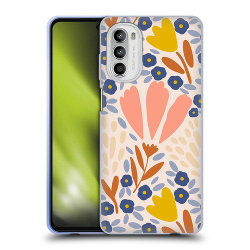 Gabriela Thomeu Floral Spring Flower Field Soft Gel Case for Motorola Moto G52