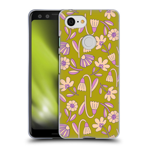 Gabriela Thomeu Floral Art Deco Soft Gel Case for Google Pixel 3