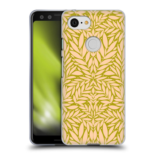 Gabriela Thomeu Floral Vintage Leaves Soft Gel Case for Google Pixel 3