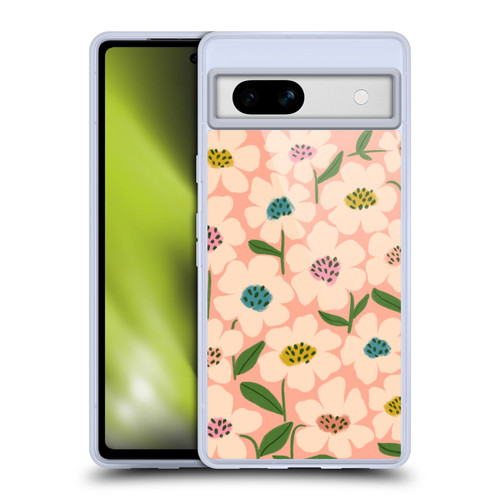 Gabriela Thomeu Floral Blossom Soft Gel Case for Google Pixel 7a