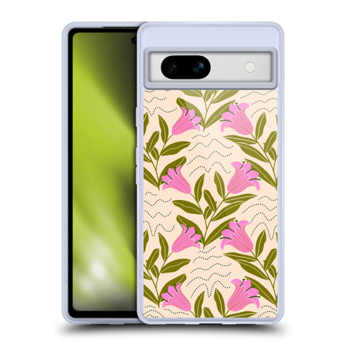 Gabriela Thomeu Floral Tulip Soft Gel Case for Google Pixel 7a
