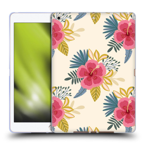 Gabriela Thomeu Floral Tropical Soft Gel Case for Apple iPad 10.2 2019/2020/2021