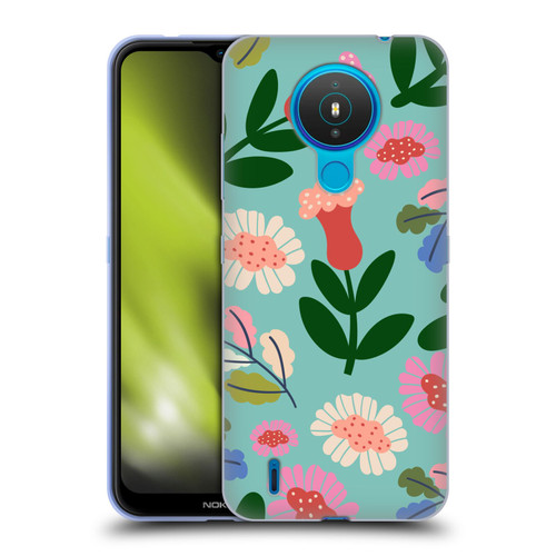 Gabriela Thomeu Floral Super Bloom Soft Gel Case for Nokia 1.4
