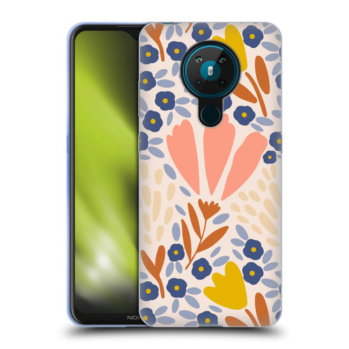 Gabriela Thomeu Floral Spring Flower Field Soft Gel Case for Nokia 5.3
