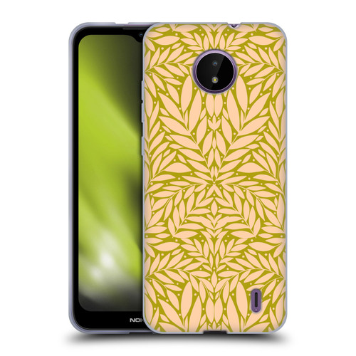Gabriela Thomeu Floral Vintage Leaves Soft Gel Case for Nokia C10 / C20
