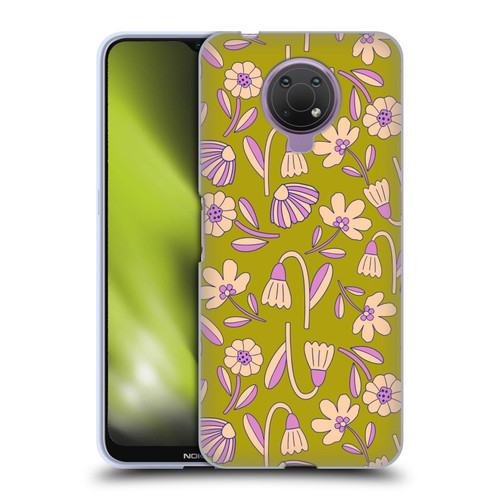 Gabriela Thomeu Floral Art Deco Soft Gel Case for Nokia G10